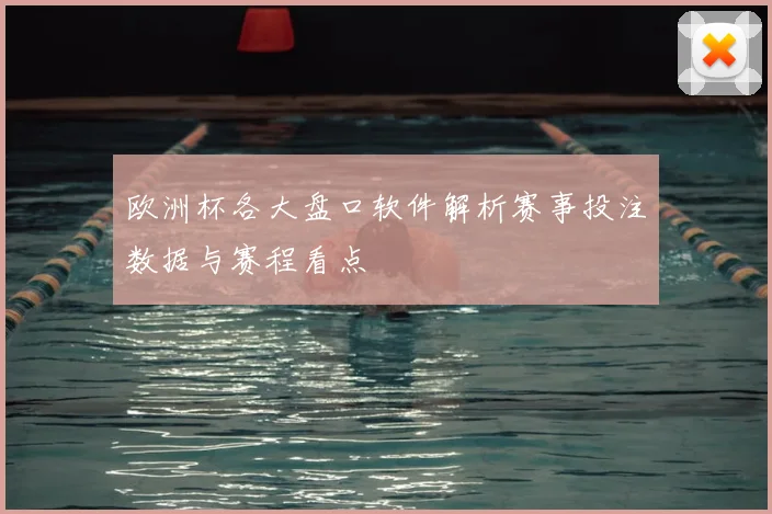欧洲杯各大盘口软件解析赛事投注数据与赛程看点
